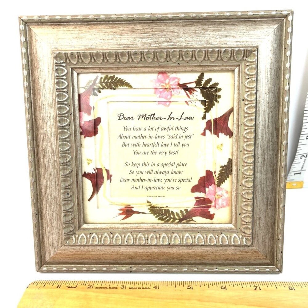 Framed Poem "Dear Mother-In-Law" By Creative Products